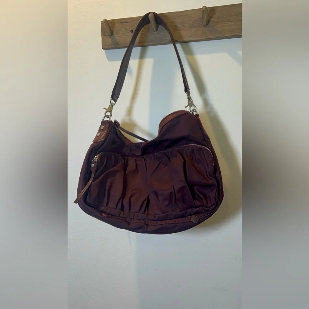 MZ Wallace Paige shoulder bag burgundy/wine color